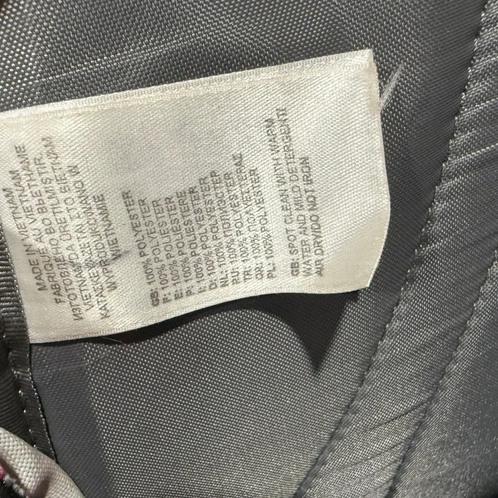 North Face Jester Backpack Womens Pink Black Geometric Triangle A93H Bookbag